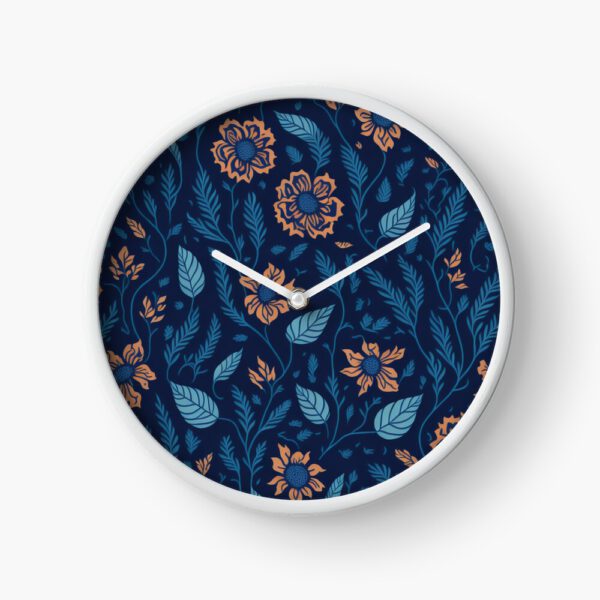 ERSHA DESIGN Enjoy your day with flowers, Clock